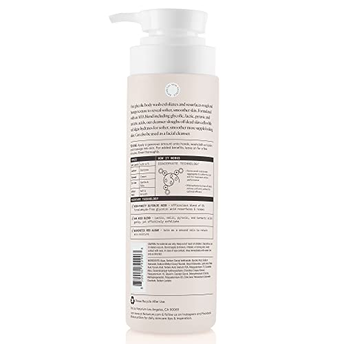 Naturium the Smoother Glycolic Acid Exfoliating Body Wash - 16.9 Fl Oz