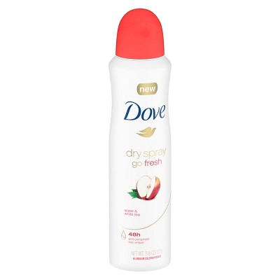 Dove Advanced Care Long Lasting Antiperspirant Deodorant Spray for Women Apple & White Tea  3.8 Oz