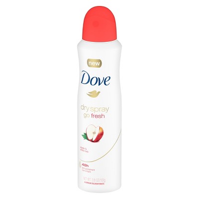 Dove Advanced Care Long Lasting Antiperspirant Deodorant Spray for Women Apple & White Tea  3.8 Oz