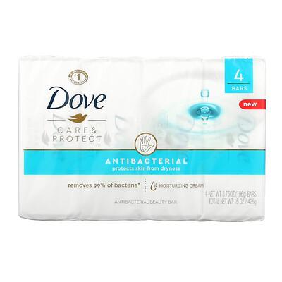 Dove Beauty Antibacterial Beauty Bar Soaps - 15oz/4ct