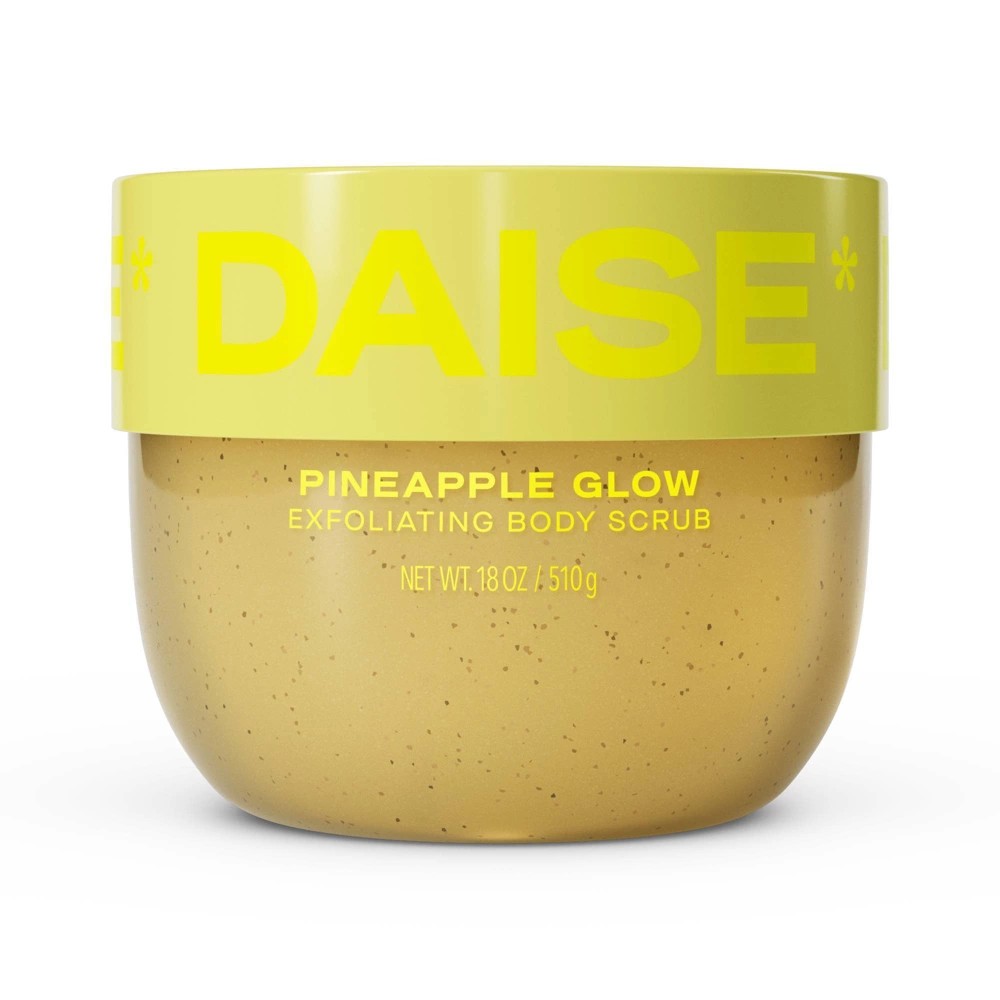 Daise Exfoliating Body Scrub in Pineapple Glow, for Soft Glowing Skin, 18 Oz/510 G 18 Oz/510 G