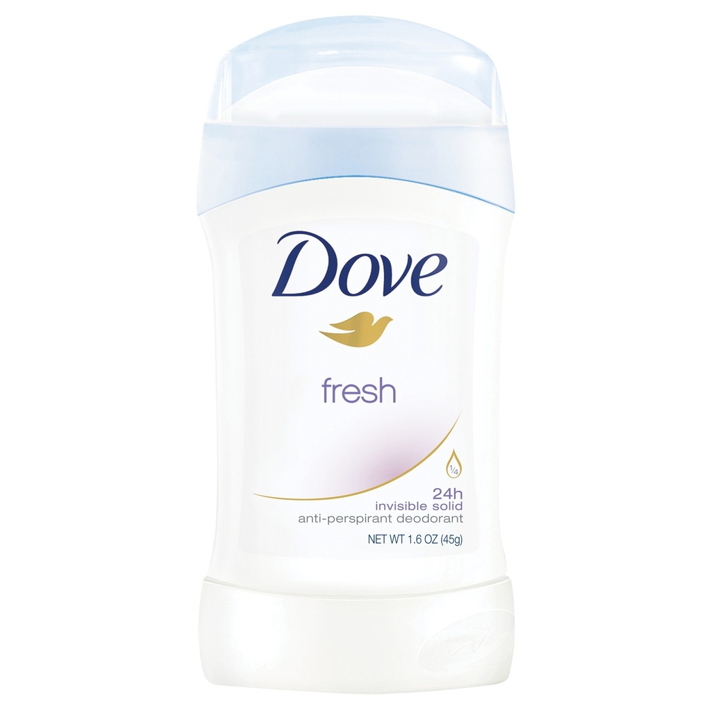 Dove Invisible Solid Antiperspirant Deodorant Stick Fresh, 1.6 oz